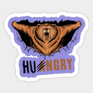 hungry Sticker